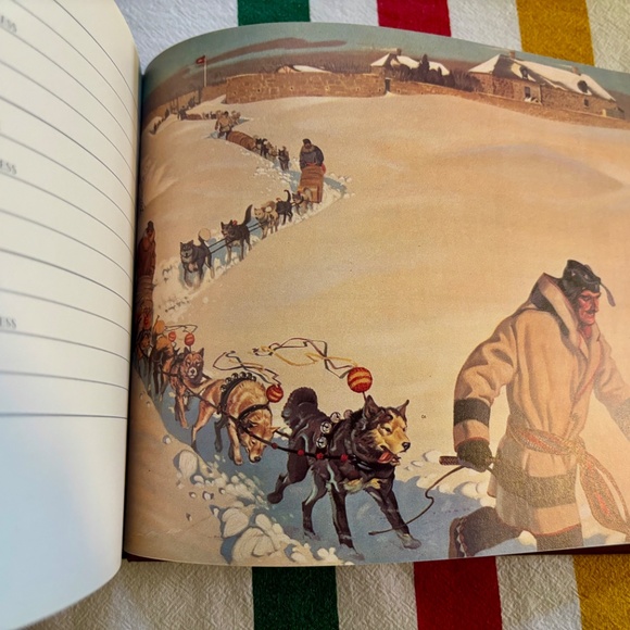 UNUSED Hardcover HBC Address Book with authentic details of original prints. - Picture 5 of 9